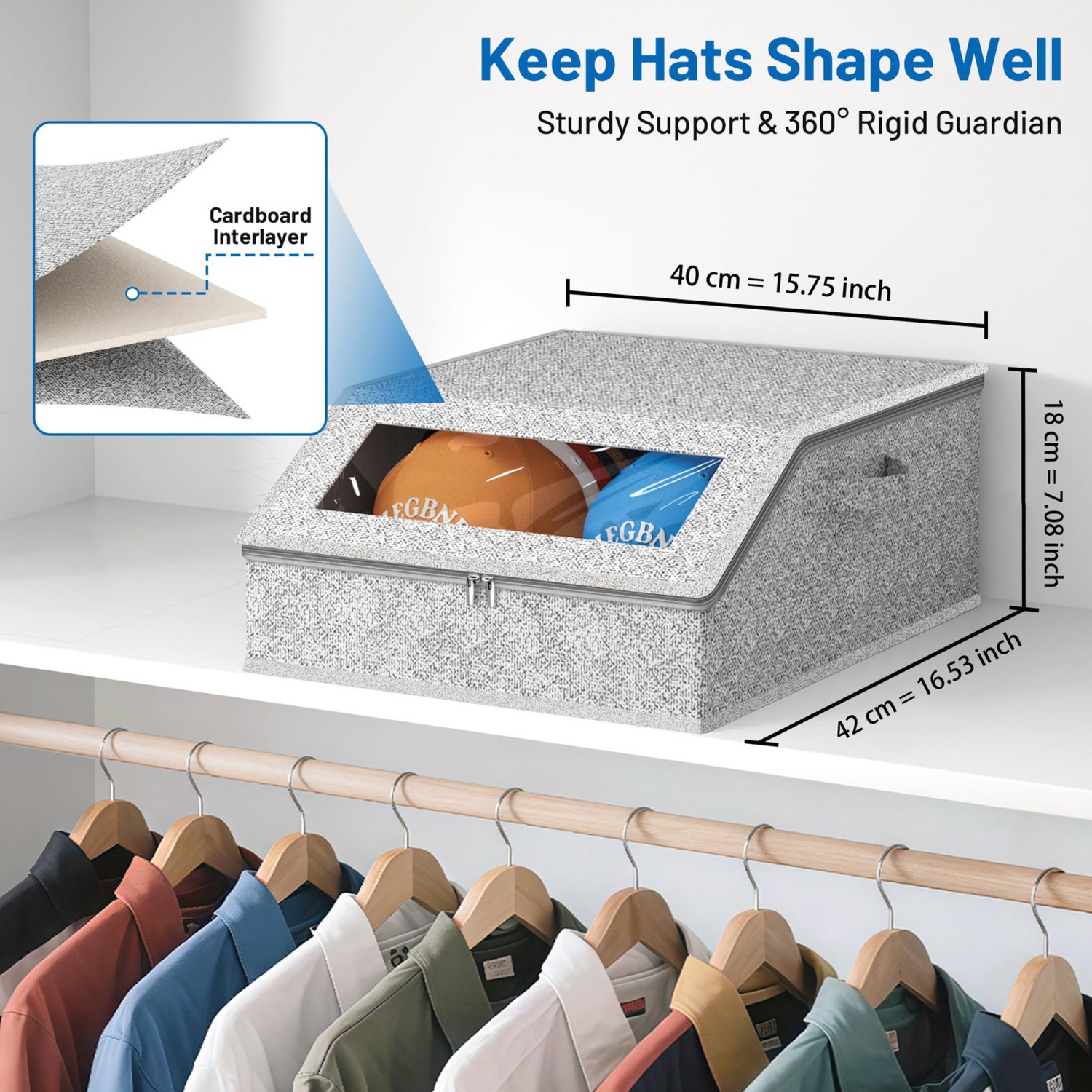 Large Capacity Double Row Hat  - Baseball Cap Structured ulasan dan harga