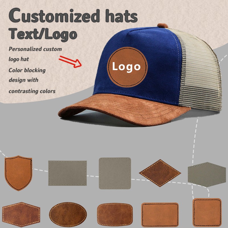 Leather Label Custom Logo Five - Baseball Cap Structured ulasan dan harga