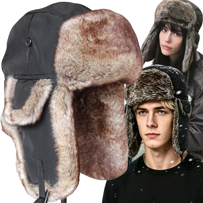 Men's Warm Winter Trapper Avia - Trapper Hat Ear Flap ulasan dan harga