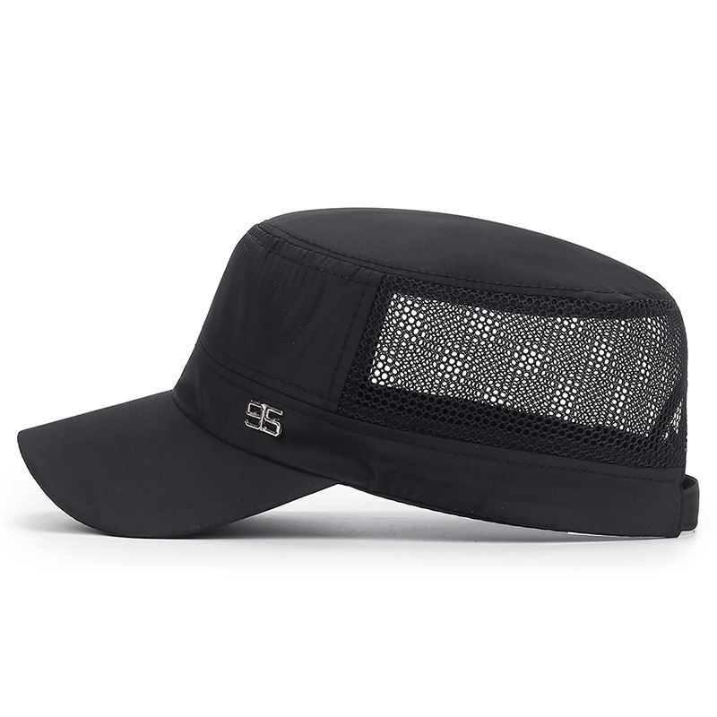 military cap flat top hat men' - Snapback Hat Flat ulasan dan harga