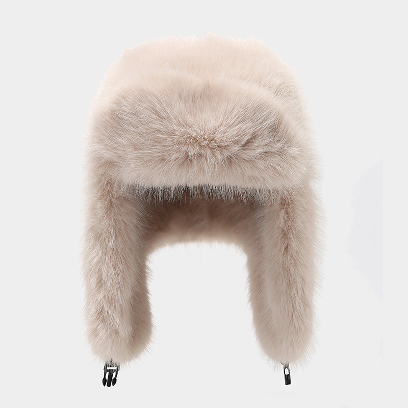 Women Faux Fox Fur Trapper Hat - Trapper Hat Ear Flap ulasan dan harga