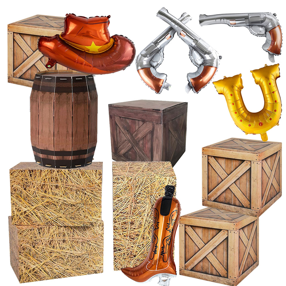 Western Cowboy Birthday Party  - Cowboy Hat Straw ulasan dan harga
