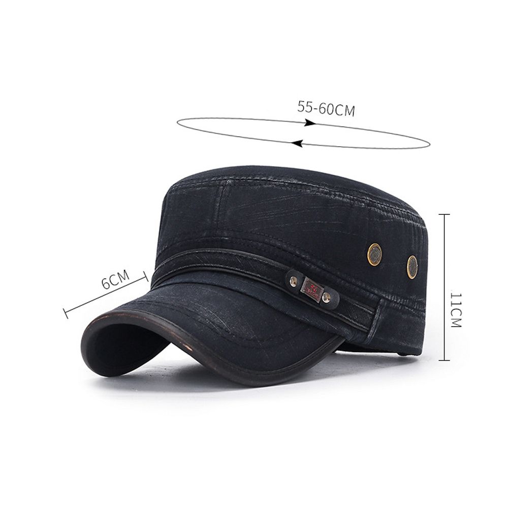 Breathable Flat Adjustable Cap - Snapback Hat Flat ulasan dan harga